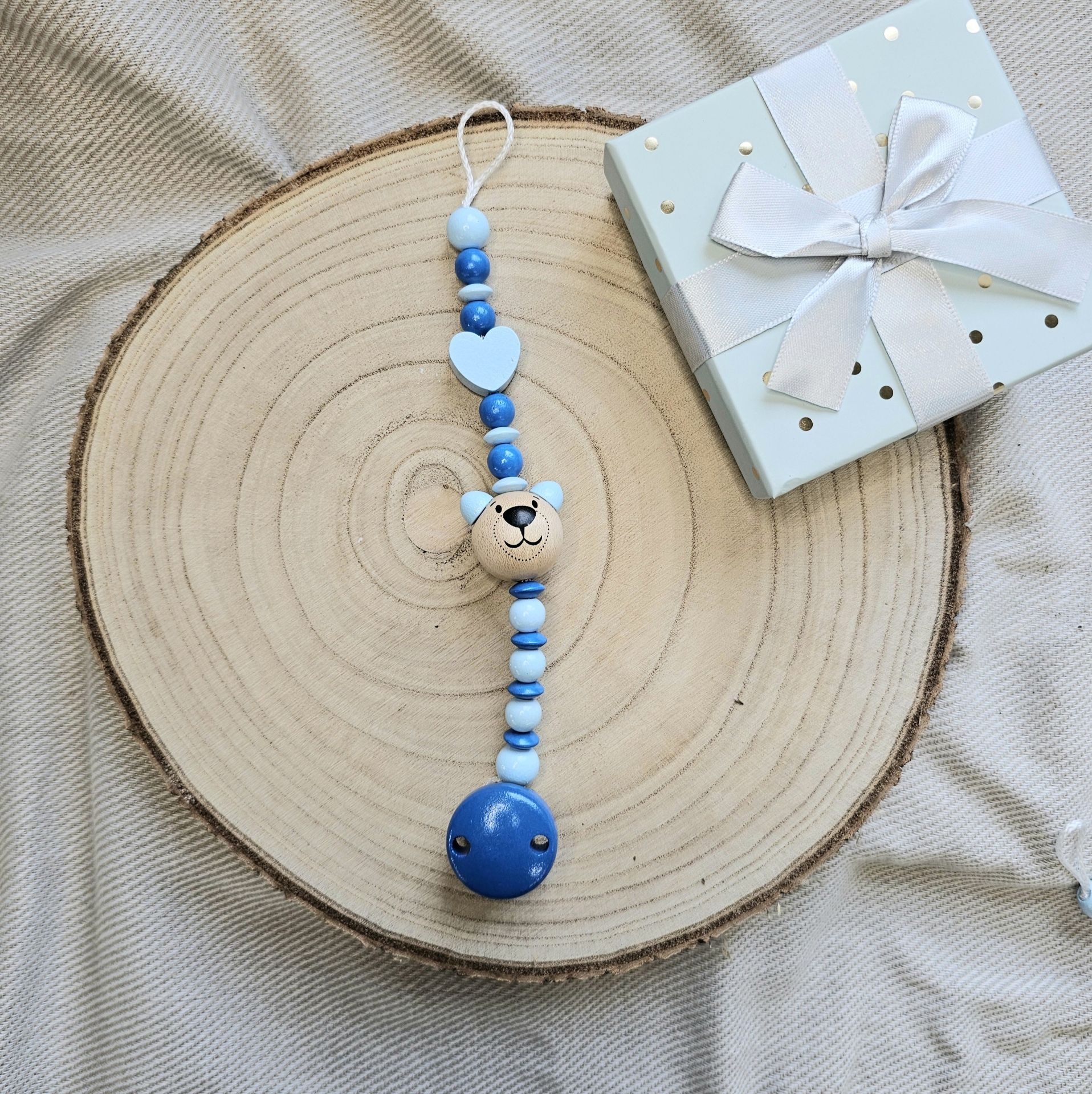 Bastelset Schnullerkette Blau IV